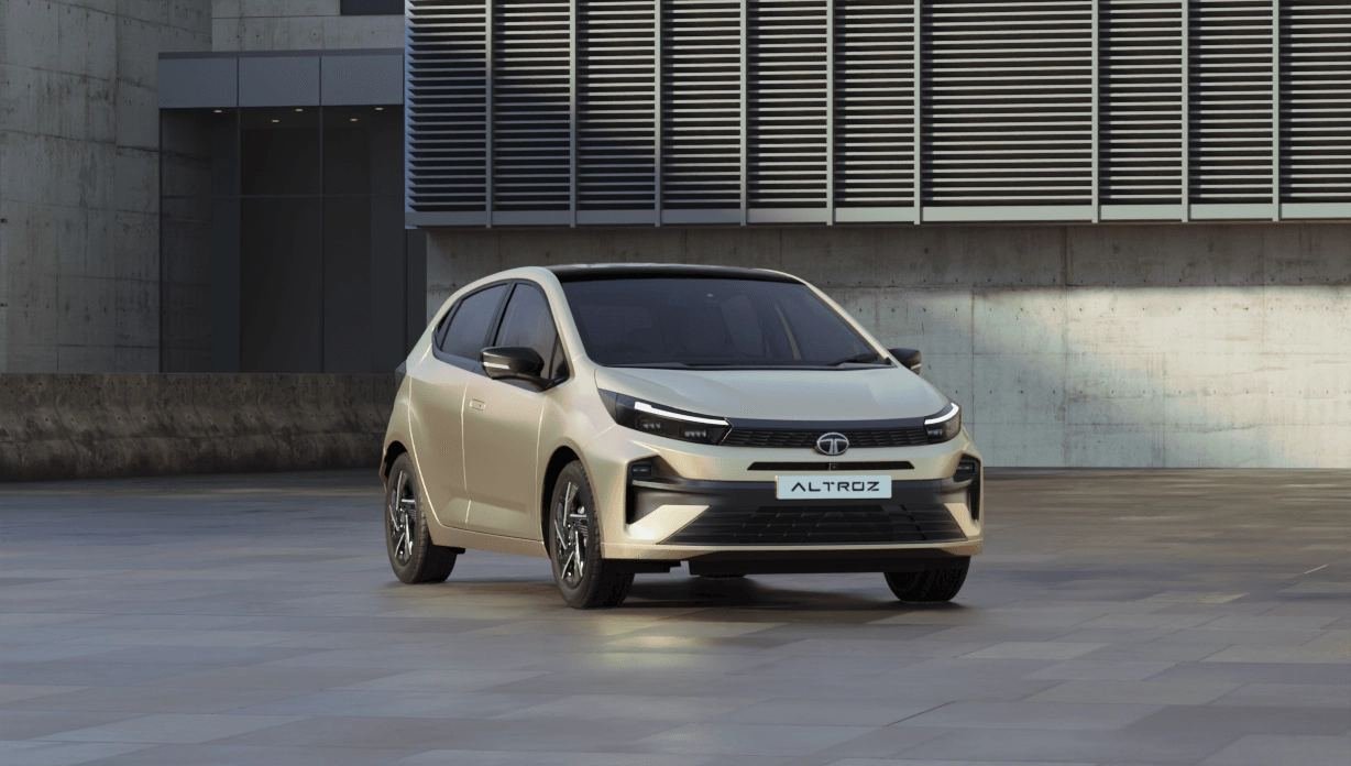 Tata Altroz exterior front three-quarter view