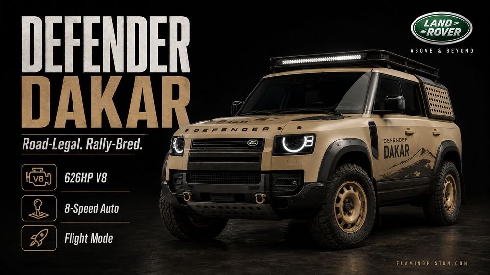 The New Land Rover Defender Dakar