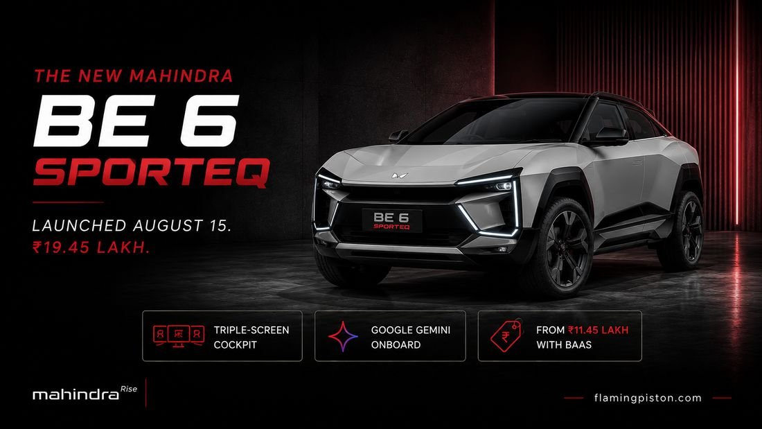 The New Mahindra BE 6 Sporteq