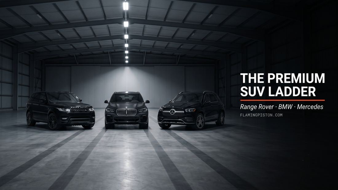 Range Rover Sport vs BMW X5 vs Mercedes GLE premium SUVs